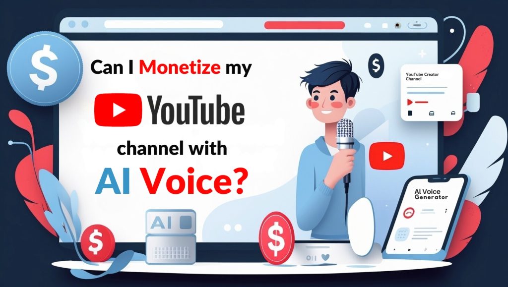 Can I Monetize my YouTube channel with AI Voice