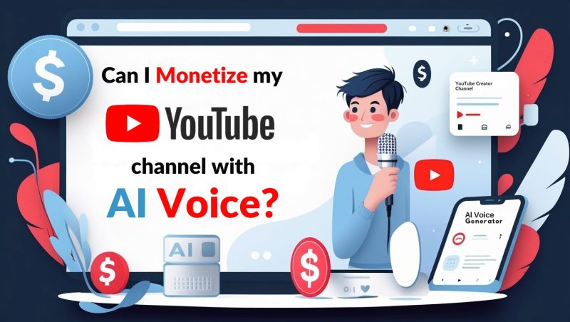 Can I Monetize my YouTube channel with AI Voice