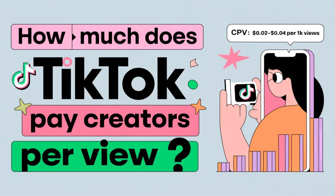 How much does TikTok pay creators per view